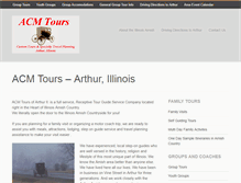 Tablet Screenshot of acmtours.com